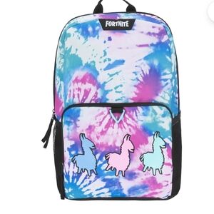fortnite Teen Paddded Polyester School Backpack Multi-Color